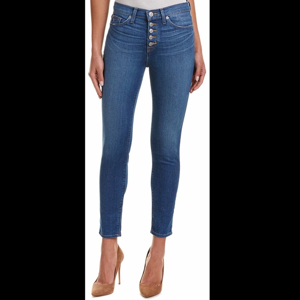 Hudson high rise cropped jeans